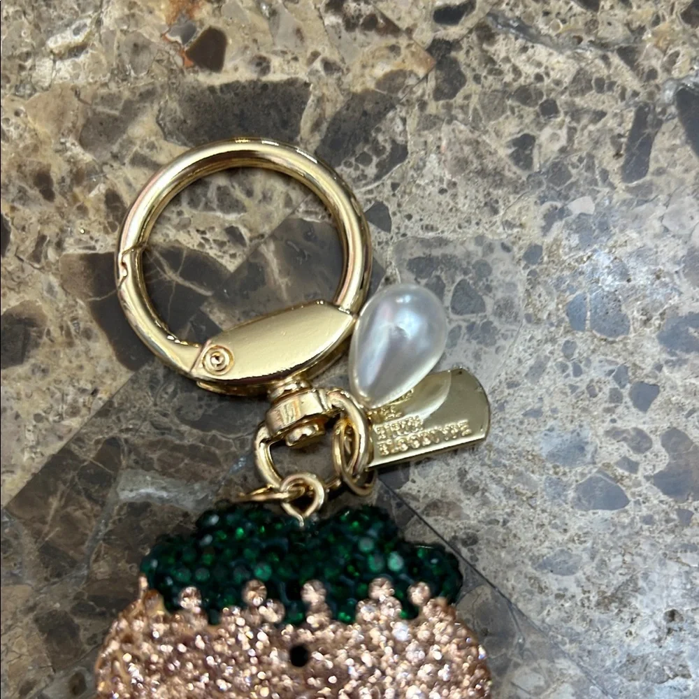 Strawberry Rhinestone Keychain - Picture 3 of 3